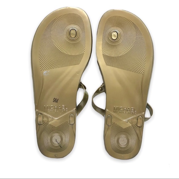 Michael Kors gold sandals - Picture 3 of 6